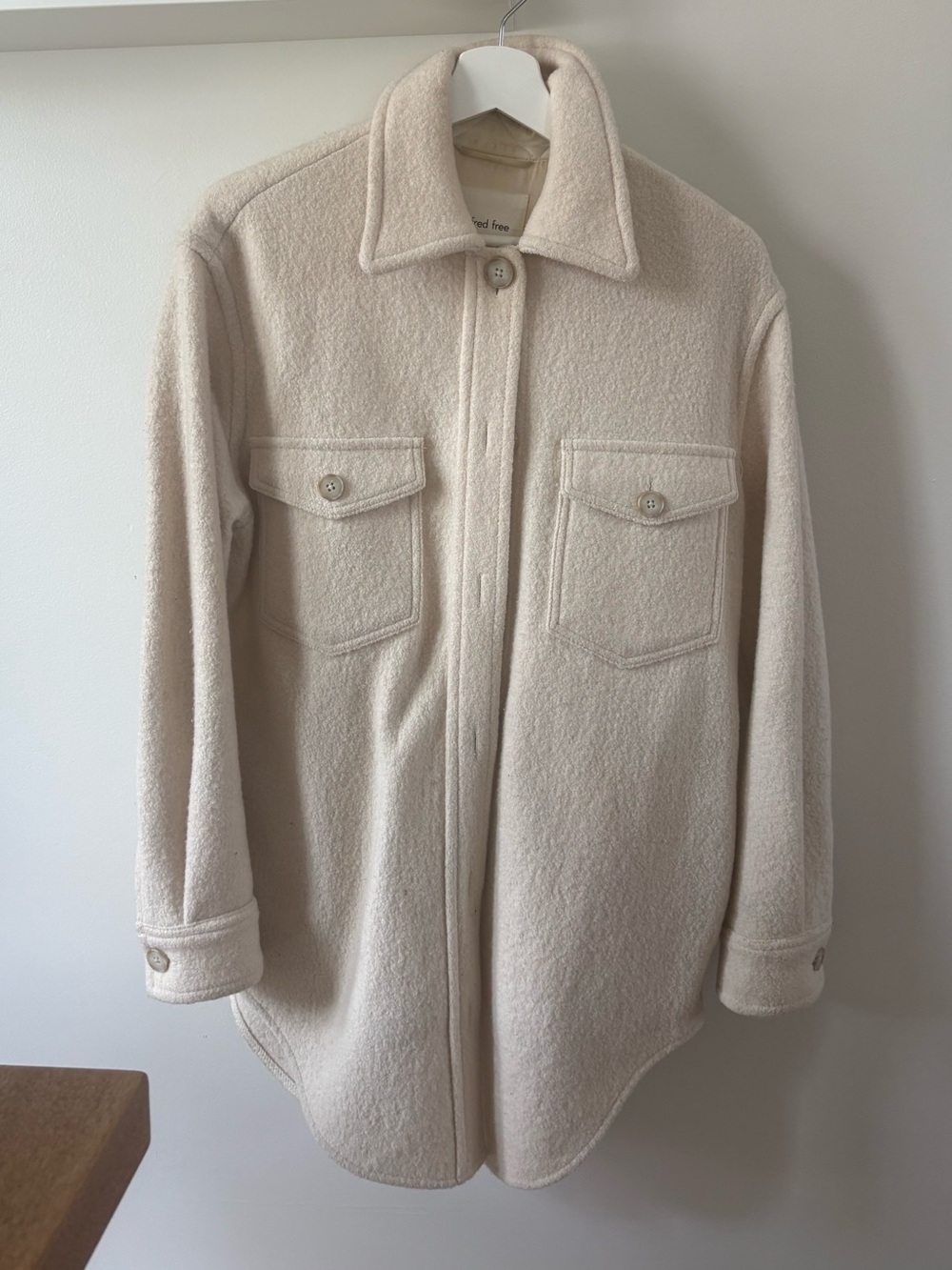Aritzia Ganna Jacket Wool-Blend Shacket